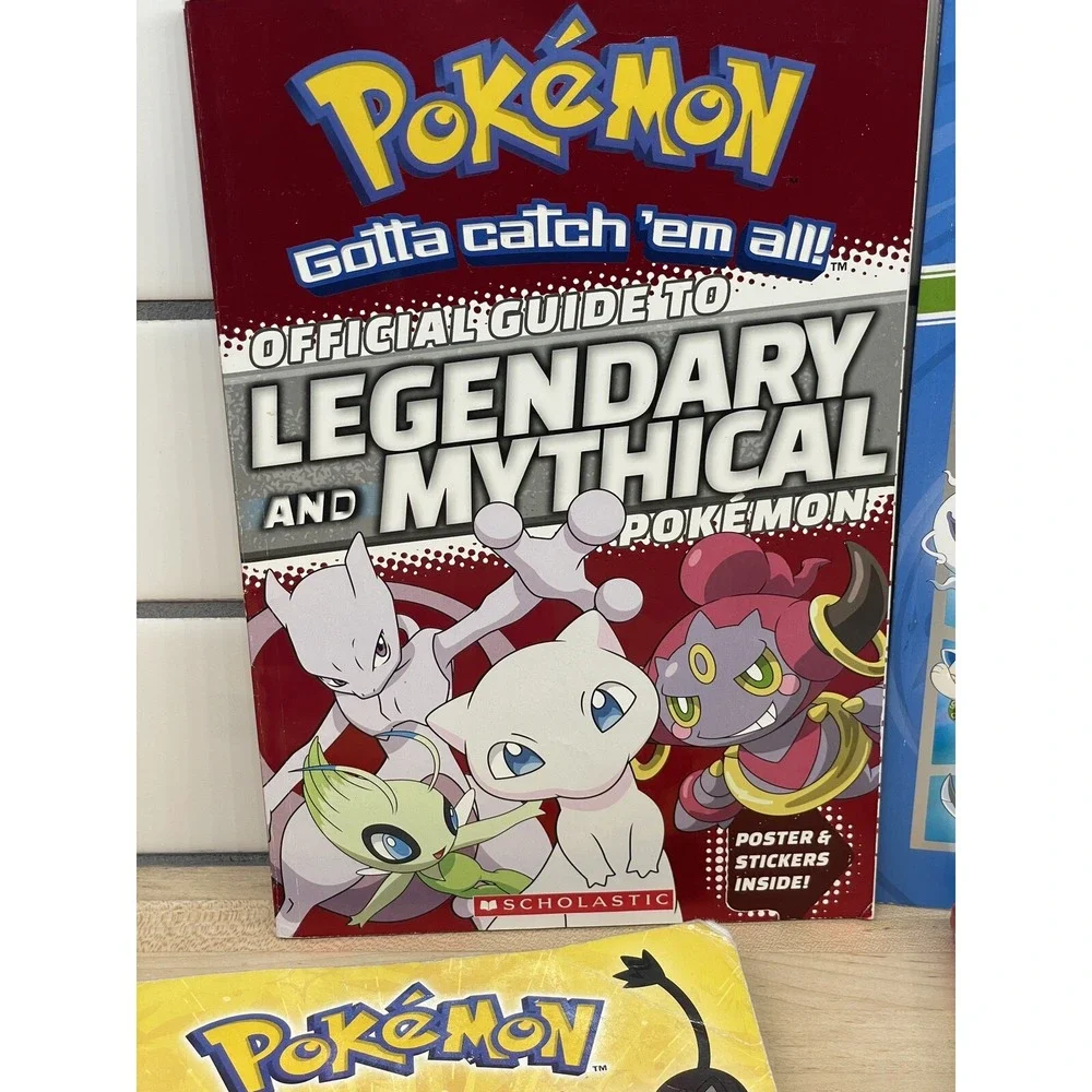 Pokemon Strategy Guide Book Lot‎ Of 8 Trackers Guide, Cookbook, Diary, Yo-Kai +